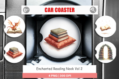 Enchanted Reading Nook Car Coaster Product Image 1
