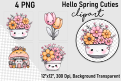 Hello spring cuties clipart Product Image 1
