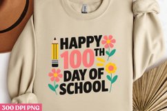 Happy 100th Day of School PNG, Product Image 2