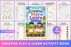Creative Play &amp; Learn Activity Book Product Image 1