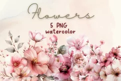Pink Flowers, Floral Bouquet, Floral Arrangement Product Image 1