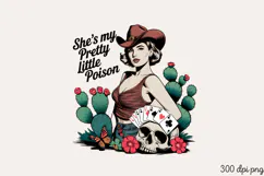 She's my Pretty little PNG, Vintage Western Sublimation PNG Product Image 2