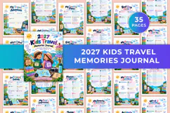 2027 Kids Travel Memories Journal Kdp interiors Product Image 1
