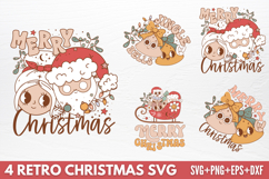 Retro Christmas Tshirt SVG Product Image 1