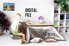 Miniature kotatsu table, traditional Japanese warm heated Product Image 1