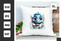 Cute baby dinosaur SVG, Cute baby dinosaur Clipart png Product Image 1