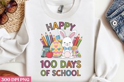 Happy 100 Days of School PNG, 100 Days Of School Sublimation Product Image 2