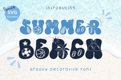 Summer Beach - Groovy Decorative Font Product Image 1
