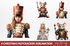 Christmas Nutcracker Sublimation PNG Product Image 1
