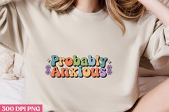 Probably anxious PNG, Retro Positive Sublimation Product Image 2