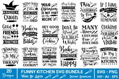 Funny Kitchen SVG Bundle | Kitchen SVG Bundle Product Image 1