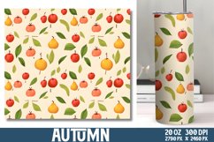 Autumn Tumbler Wrap, Tumbler Wrap PNG Product Image 1