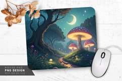 Whimsical Fantasy Forest Mouse Pad PNG Design Product Image 1