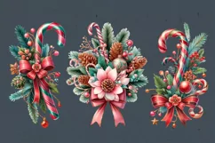 Christmas Decor. Watercolor Cliparts. PNG sublimation Product Image 4