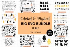 Celestial and Mystical Big SVG Bundle With Over 300 Designs Product Image 1