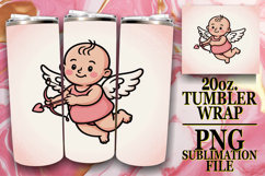 ENCHANTED GIFT 20oz TUMBLER WRAP, Cupid Product Image 1