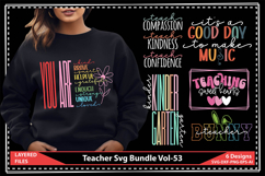 Teacher Svg Bundle, Teacher Shirt Svg, Teach Svg Product Image 1