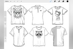 100 Procreate T-Shirt Stamp Brushes Product Image 2