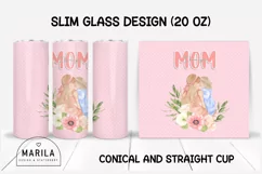 Mother's Day Skinny Tumbler sublimation designs #1 Product Image 1