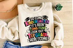So Long Kindergarten svg | Svg Files for Cricut | Shirt Svg Product Image 2