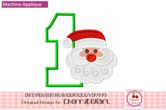 Christmas santa emb Numbers machine embroidery bundle 2191B Product Image 2