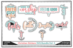 Christian Stickers SVG Bundle Product Image 1