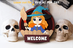 Halloween Witch SVG laser cut files for Glowforge Product Image 1