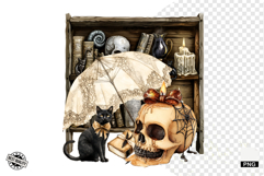 Antique Ghotic Sublimation Clipart Product Image 1