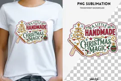 Christmas crochet png design for T-shirts Product Image 1
