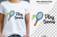 Play Tennis PNG | Summer Sports Sticker Product Image 1