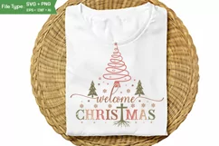 Farmhouse Christmas SVG Design | Christmas SVG Design Product Image 1