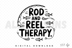 fishing, rod, reel, therapy, fish, boat, hand drawn, vector, illustration, sublimation, design, fishing rod, hobby, sport, relaxation, outdoor, recreational, leisure, doodle, outline, black and white, icon, symbol, graphic, clipart, whimsical