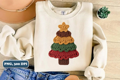 25 Crochet Yarn Christmas Tree PNG Bundle, Christmas tree Product Image 16