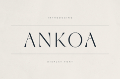 Ankoa A Refined Display Font Product Image 1