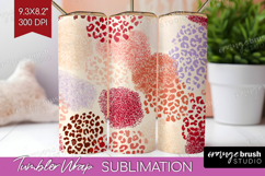 Abstract Tumbler Wrap - Modern Texture Tumbler PNG Product Image 1