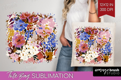 Abstract Tote Bag - Modern Texture Tote Bag PNG Sublimation Product Image 1