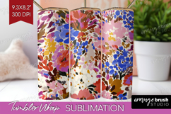 Abstract Tumbler Wrap - Modern Texture Tumbler PNG Product Image 1