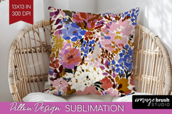 Abstract Pillow Sublimation - Modern Texture Pillow Cover Product Image 1