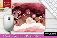 Abstract Mouse Pad Sublimation - Modern Texture Mousepad PNG Product Image 1