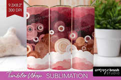 Abstract Tumbler Wrap - Modern Texture Tumbler PNG Product Image 1