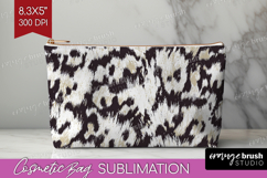 Abstract Cosmetic Bag - Modern Texture Makeup Bag PNG Product Image 1