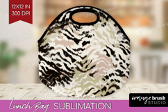 Abstract Lunch Bag - Modern Texture Lunch Bug PNG Product Image 1