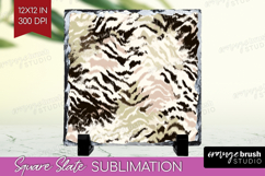 Abstract Slate PNG - Modern Texture Square Slate Sublimation Product Image 1