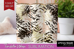 Abstract Tumbler Wrap - Modern Texture Tumbler PNG Product Image 1