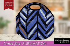 Abstract Lunch Bag - Modern Texture Lunch Bug PNG Product Image 1