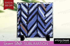 Abstract Slate PNG - Modern Texture Square Slate Sublimation Product Image 1