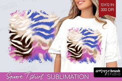 Abstract Square Tshirt Background - Modern Texture PNG Product Image 1