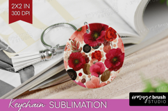 Abstract Keychain PNG - Modern Texture Keychain Sublimation Product Image 1