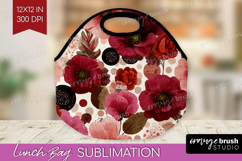 Abstract Lunch Bag - Modern Texture Lunch Bug PNG Product Image 1