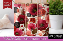 Abstract Tumbler Wrap - Modern Texture Tumbler PNG Product Image 1